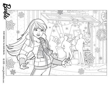 15 Largement Coloriage Barbie Noel Gallery  COLORIAGE