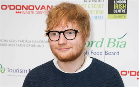 ed sheeran s ex management insisted he dyed his trademark ginger hair black to be successful