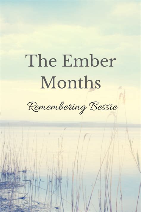 The Ember Months