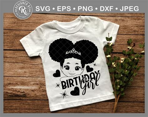Birthday Girl Svg Birthday Clipart Queens Are Born Svg Baby Etsy