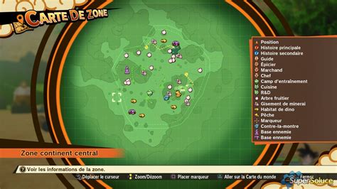 Dbz Kakarot Guide Walkthrough Complete Map Continent Center Area Game Of Guides