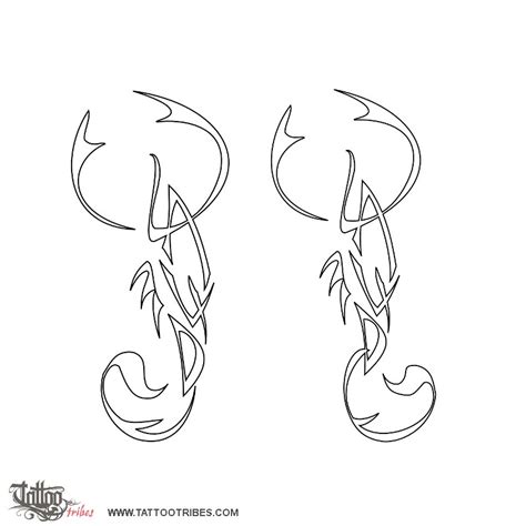 Free scorpion stencil vector download in ai, svg, eps and cdr. Tattoo of Scorpion, Davide tattoo - custom tattoo designs ...