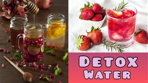Detox Water For Clear And Glowing Skin Best Ingredients Youtube