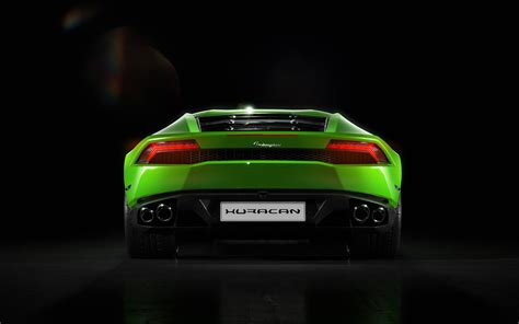 2880x1800 Green Lamborghini Huracan Rear Macbook Pro Retina Hd 4k