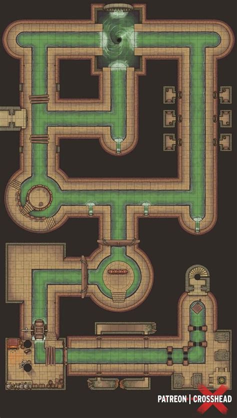 Sewer Dungeon Map Dnd