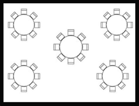 60 Round Table Seating Chart Elcho Table