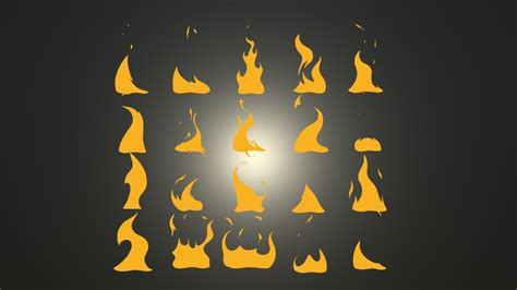 Flame Sprite Sheet