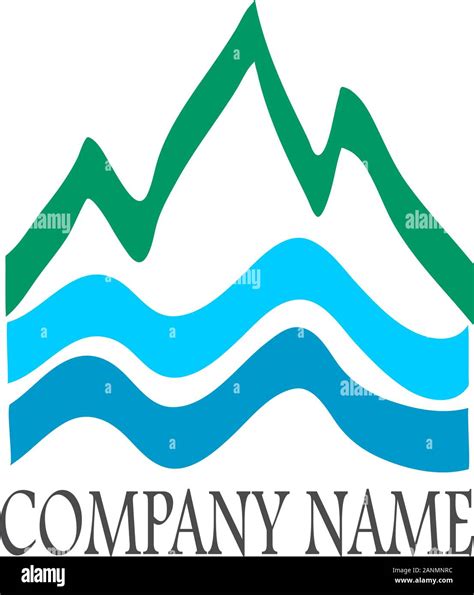 Vector Sign Abstract Mountain Stock Vector Image And Art Alamy