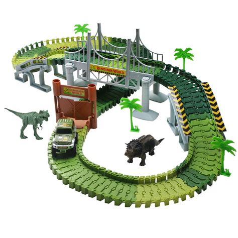 Buy Dinosaur Toys For Boys And Girls Dinosaurs Race Car Tracks For Kids