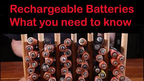 How To Use Rechargeable Batteries What You Need To Know Youtube