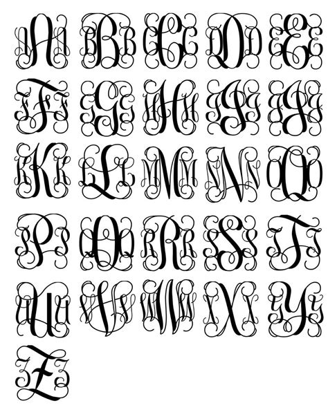 Monogram Font Perfect For A Photo Charm Design TiffanyDirks Jewelkade Free