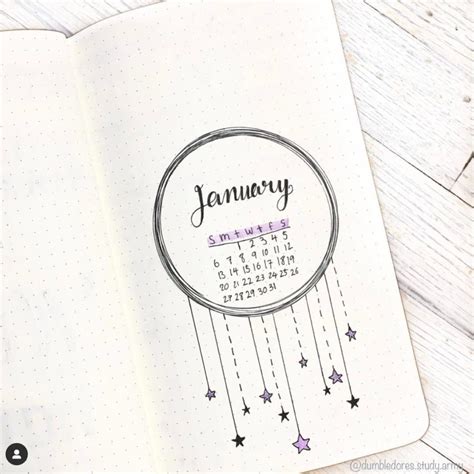 January Bullet Journal Cover Page Ideas The Smart Wander