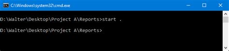 For example, to clear the dns cache, you don't need to be in a specific folder. How to Open an Explorer Window from the Command Prompt's ...