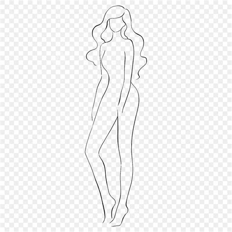 Sexy Beauty Full Body Profile Lineart Drawing Beauty Drawing Body