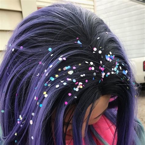 glitter roots carolynanncecilia on instagram glitter roots hair styles hair wrap