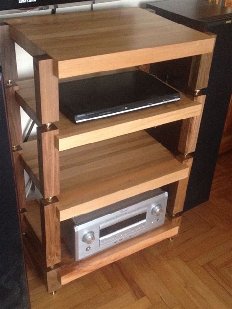 Hi Fi Rack Wooden Stands Hifi Furniture Turntable Stand Diy Audio Rack