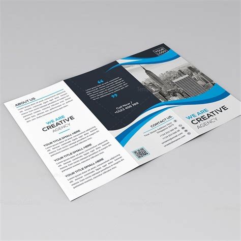 Corporate Business Trifold Brochure Template Template Catalog