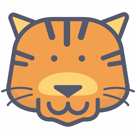Cat Tiger Wild Icon Download On Iconfinder On Iconfinder