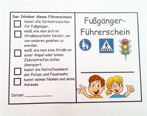 Kindgerecht, doch nie langweilig und öde. Diesen selbsterstellten Fußgänger-Führerschein werden ...