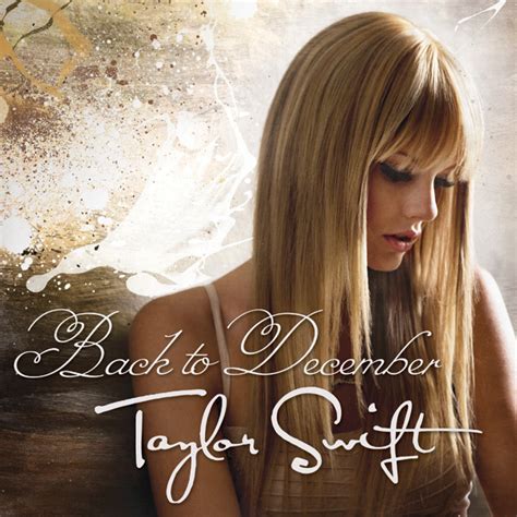 Taylor Swift Back To December Official Single Cover Demi Lovato
