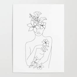 Art concept of a running woman. Posters for Any Decor Style | Society6