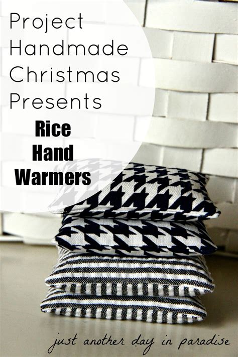 Larissa Another Day Project Handmade Christmas Presents Rice Hand Warmers