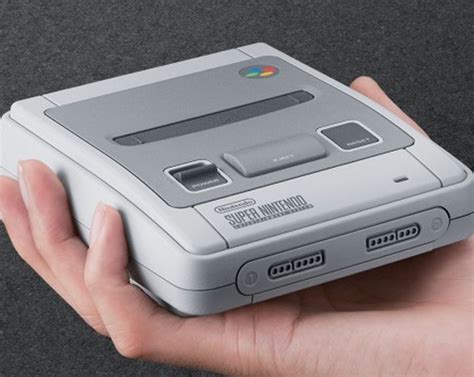The Nintendo Classic Mini Super Nintendo Entertainment System Is A