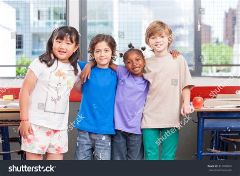 1206 Multi Ethnic Kids Hugging Images Stock Photos And Vectors