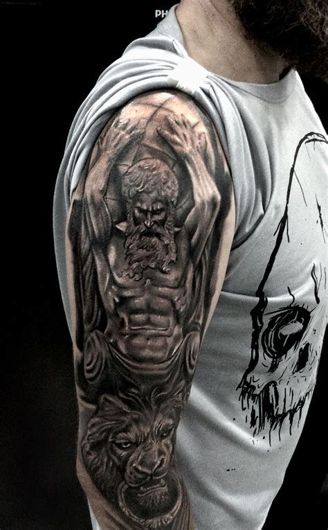Achilles greek warrior tattoo designs Pin by Sandip on Tattoo idea | Atlas tattoo, Zeus tattoo ...