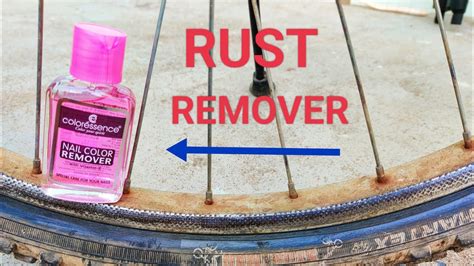 Rust Vs Nail Polish Remover Rust Remover Rust Remove Youtube