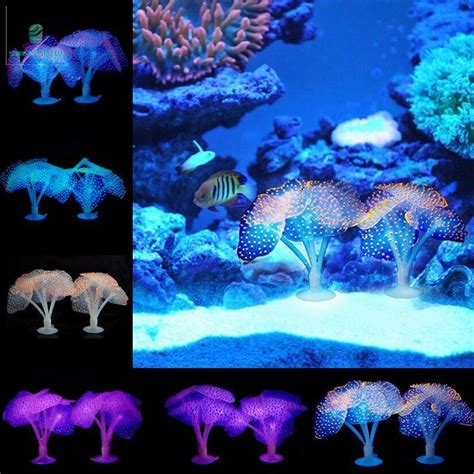 Sw♥ Fish Tank Glowing Artificial Jellyfishes Silicone Simulated Aquatic