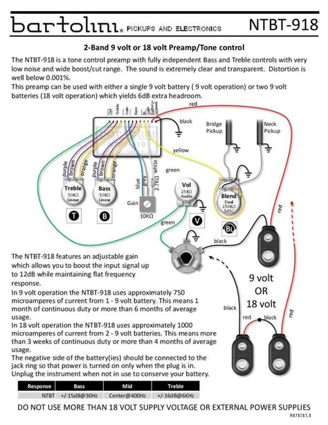 Wiring Diagram For Bass Guitar With One Pickup
