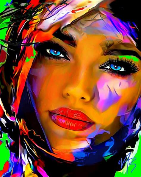 Pin By Rhonda Boekenstein On Leo Abstract Face Art Abstract Art