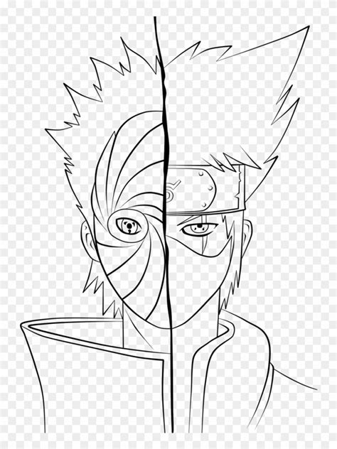 Looking for some fun coloring pages for your kid? Kakashi And Tobi Coloring Pages Kakashi And Tobi Coloring ...