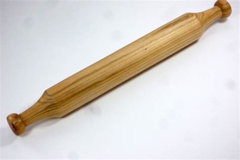 Handmade Wooden Rolling Pin English Wild Cherry Tommy Woodpecker
