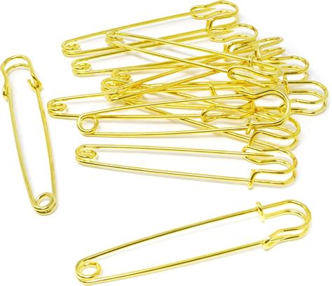Yueton 12pcs Extra Large Safety Pins 4 Inch Safety Pins