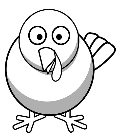 Turkey Clipart Black And White Clipart Best