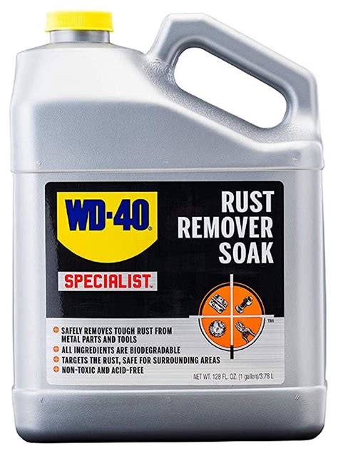 Wd 40 Specialist Rust Remover Soak Fast Acting Rust Dissolver 1
