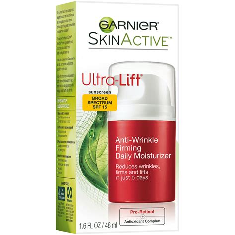 garnier skinactive ultra lift anti aging face moisturizer spf 15 shop facial moisturizer at h e b