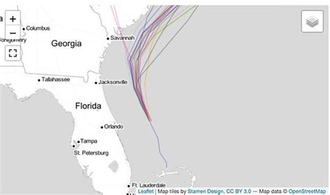 Hurricane Dorian Spaghetti Models Will Dorian Make Landfall In South