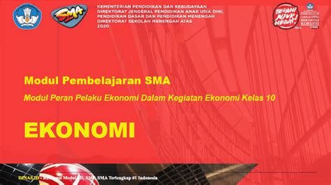 Modul Peran Pelaku Ekonomi Dalam Kegiatan Ekonomi Kelas