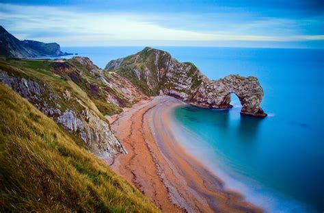 Download Limestone Coast Arch England Dorset Cliff Sea Seashore Nature