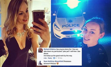 Surrey Police Hit With Sexist Comments Over Female Cop Daily Mail Online