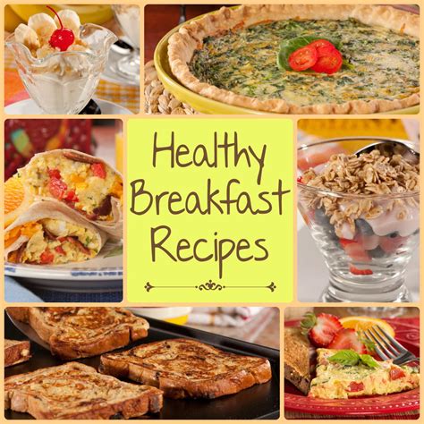 But healthy breakfast foods are a golden opportunity to kick off your day with deliciousness and nutritiousness that you really want to take advantage of. 12 Healthy Breakfast Recipes | EverydayDiabeticRecipes.com