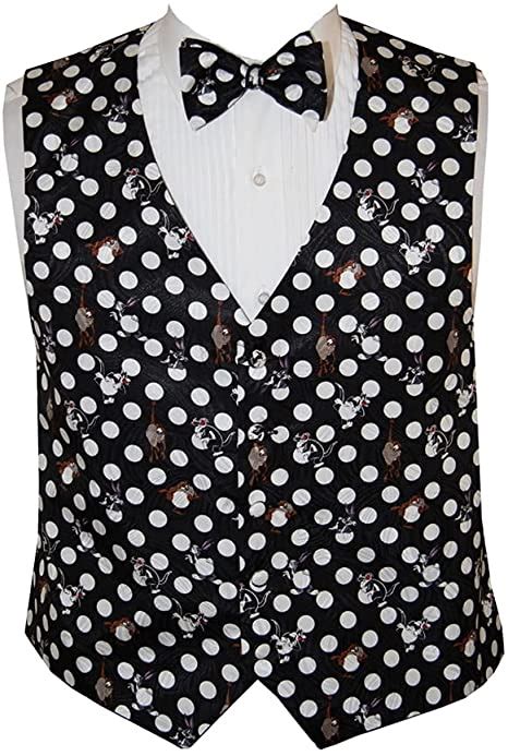 Mens Bugs Bunny Tuxedo Vest And Bow Tie At Amazon Mens Clothing Store