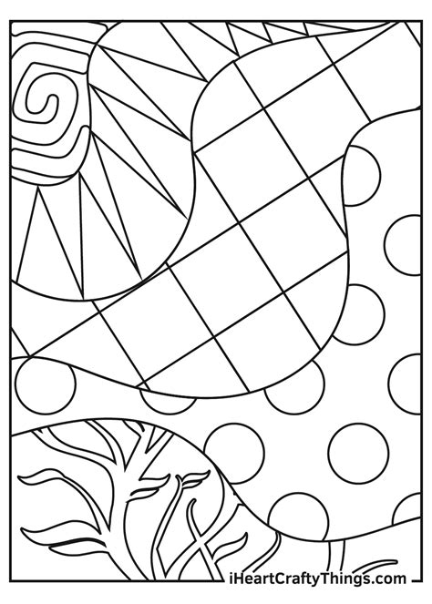 Coloring Page Abstract Art Coloring Page Picture Colo Vrogue Co