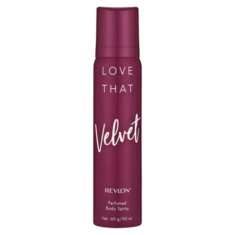 Revlon Love That Velvet Ladies Body Spray 90ml Female Spray Deodorant