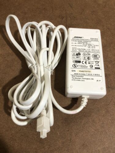 Bose SoundDock 4 Prong Switching Power Supply PSM36W 201 OEM White