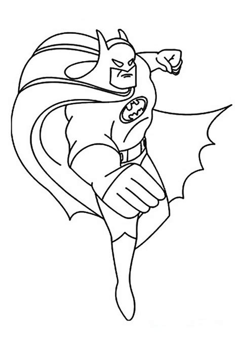 Free And Printable Batman Worksheet Coloring Picture Assignment Sheets