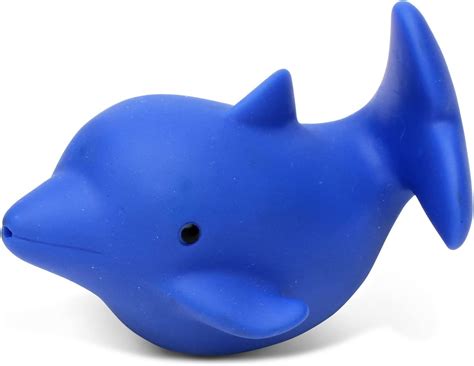 Amazon Com Dollibu Dolphin Bath Buddy Squirter Floating Blue Dolphin
